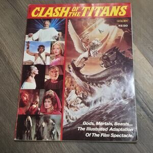 Clash of the Titans Vintage Comic Book Magazine Paperback Graphic Novel 1981